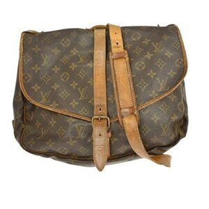LOUIS VUITTON SAUMUR 35 MESSENGER SHOULDER BAG M42254 AR1920 YQ03308 BNN09